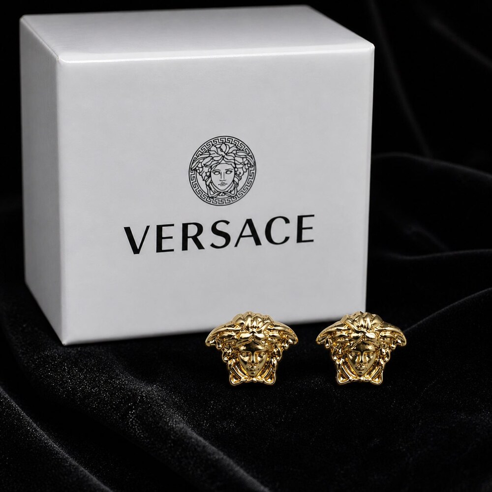Versace Bold Statement Earrings Style 7 | New with Box - Picture 2 of 9